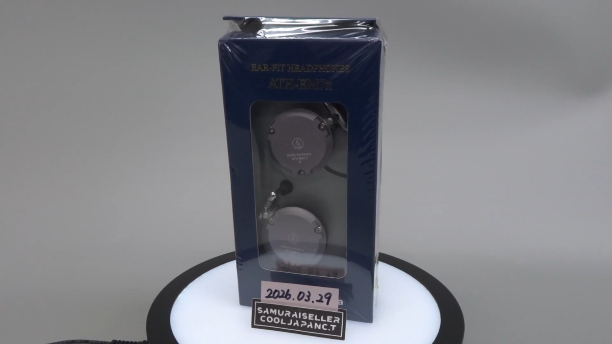 audio-technica ATH-EM7X 有線イヤホン Audio-Technica ATH-EM7 X Silver Model Persona 3 Earphone EM7X from