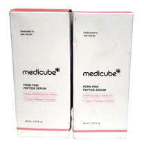 LOT OF 2 Medicube PDRN Pink Peptide Serum 1.01 fl oz SALMON DNA Anti-Aging Care