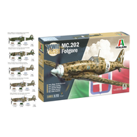 Mc 202 Folgore Aces Kit 1:72 Italeri Kit Aerei -D- Neues Modell