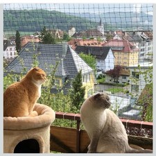 Cat Netting Balcony, Wire-reinforced Cat Net, Bite and Tear-resistant, UV and...