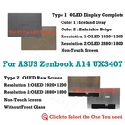 Original ASUS Zenbook A14 UX3407QA OLED LCD Display Non-Touch Screen Assembly