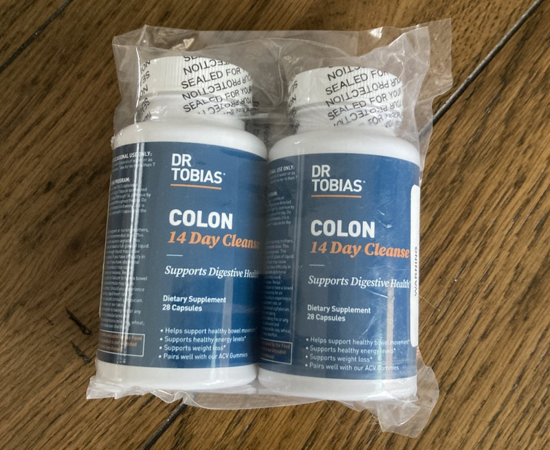 Dr. Tobias Colon 14 Day Cleanse, Advanced Gut Cleanse Detox w/ Cascara Sagrada