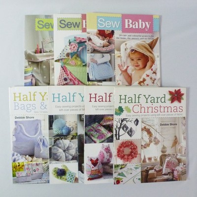 Debbie Shore Book Bundle Sew Baby Useful Bunting Half Yard Christmas Heaven More