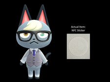 Raymond NFC Sticker - Animal Crossing New Horizons - Plain NFC Sticker