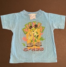 Vintage 1980s The Walt Disney CO Mickey Mouse Single Stitch 3T  Mickey Craze  