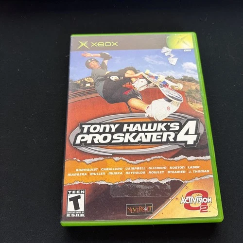 Tony Hawk's Pro Skater 4 / Microsoft Xbox / Complete W/ Reg Card