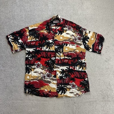 HAWAII Hemd Hawaiishirt Floral 2XL Magnum Rockabilly Hawaiianer Aloha 29816 Rot