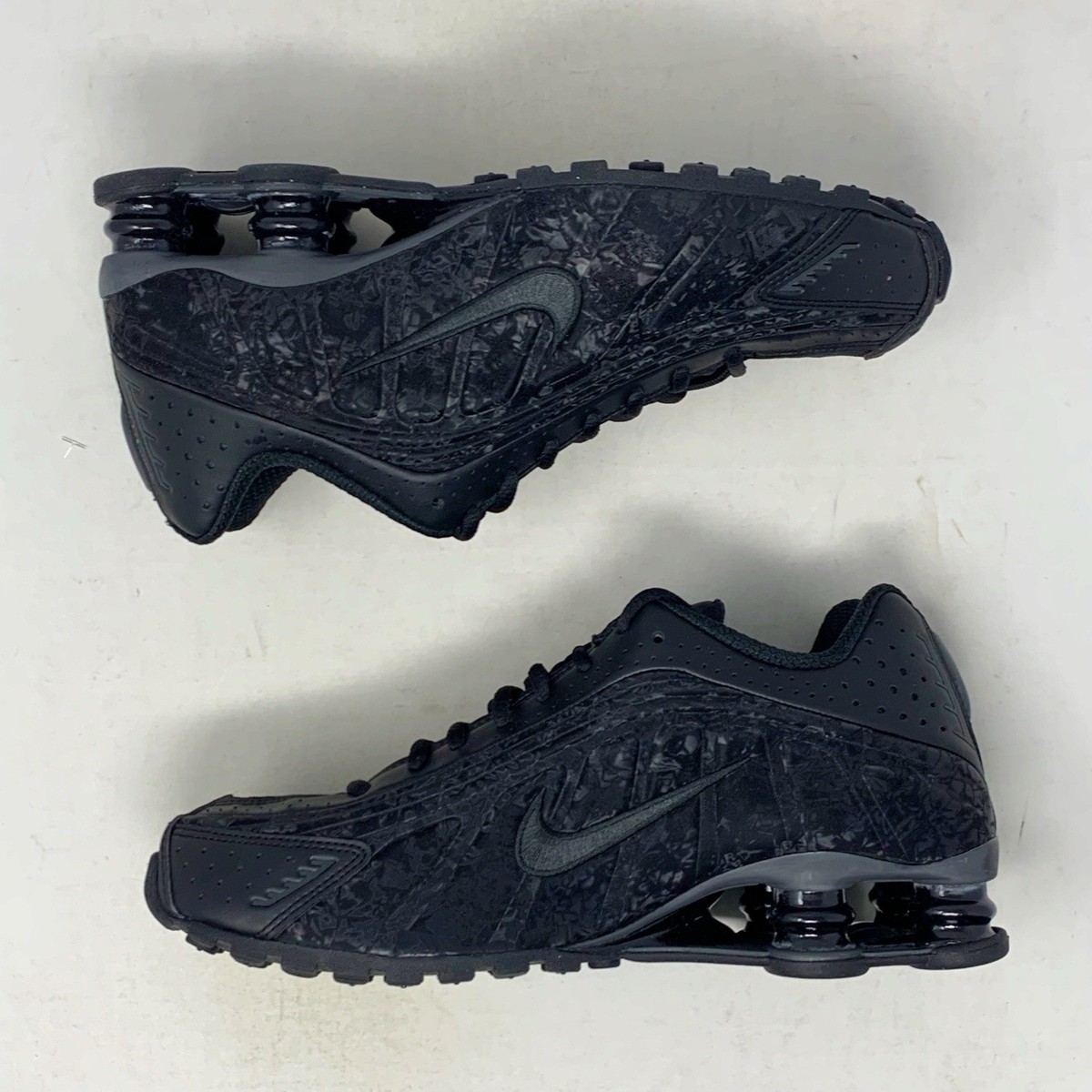 Nike Shox R4 Floral Black Sneakers, Size 8.5 HV0934-002 BNIB | eBay