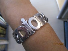 CHRISTIAN DIOR Designer Armband  ca. 1976 Rarität punziert mit Designer