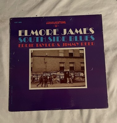 ELMORE JAMES, JIMMY REED -SOUTH SIDE BLUES VINYL LP 1971 COBBLESTONE VG+