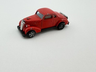 Universal Product 1938 Ford Coupe Red Diecast Model Car 1:64 Scale Vintage 1978