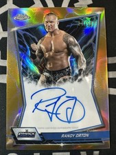 2026 Topps Chrome WWE Randy Orton Blue Brand Gold Auto 21/50