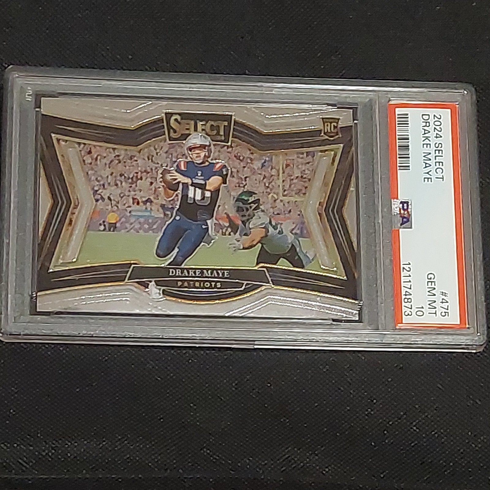 2024 Panini Select Drake Maye FIELD LEVEL Rookie RC #475 PSA 10 GEM MINT!!!