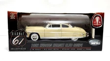 1:18 Scale Highway 61 DCP Collectibles  1952 Hudson Hornet Club Coupe Cream READ