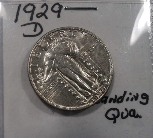 1929-D Standing Liberty Silver Quarter