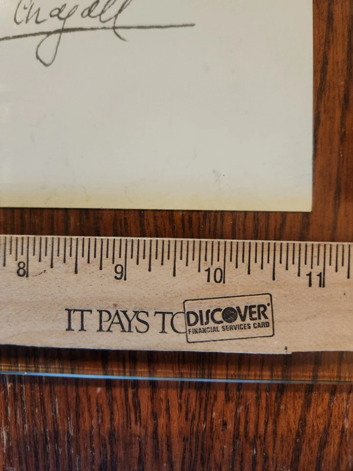 Marc Chagall BLUE CIRCUS Facsimile Signed Limited Edition Giclee 16" x 11.5" - Image 4 of 4