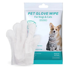 6Pcs Unscented Extra Thick Pet Cleaning Wipes for Dogs  Cats,Dog Washing Bathin