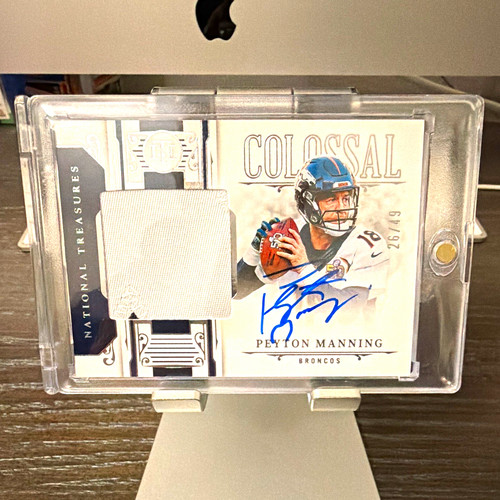 Panini 2025 National Treasures Colossal Signatures Peyton Manning Auto /49