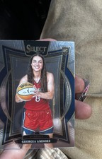 2025 Panini Select WNBA - Concourse Georgia Amoore #96 White Prizm /99 (RC)