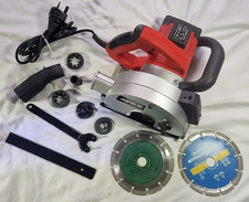 Apex wall chaser 230V 1700W 150mm with laser grove cutting concrete (working)