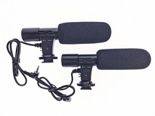 Pack of 2 Directional Shotgun Microphone for Android iPhone  DSLR Cameras
