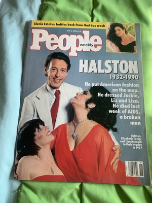 People Weekly Magazine April 9, 1990 : Vol. 33 No. 14 Halston 1932-1990