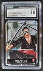 2022 ONE PIECE JP RORONOA ZORO LEADER MANGA ALT ART 25TH OP01-001 CGC 10 B PT