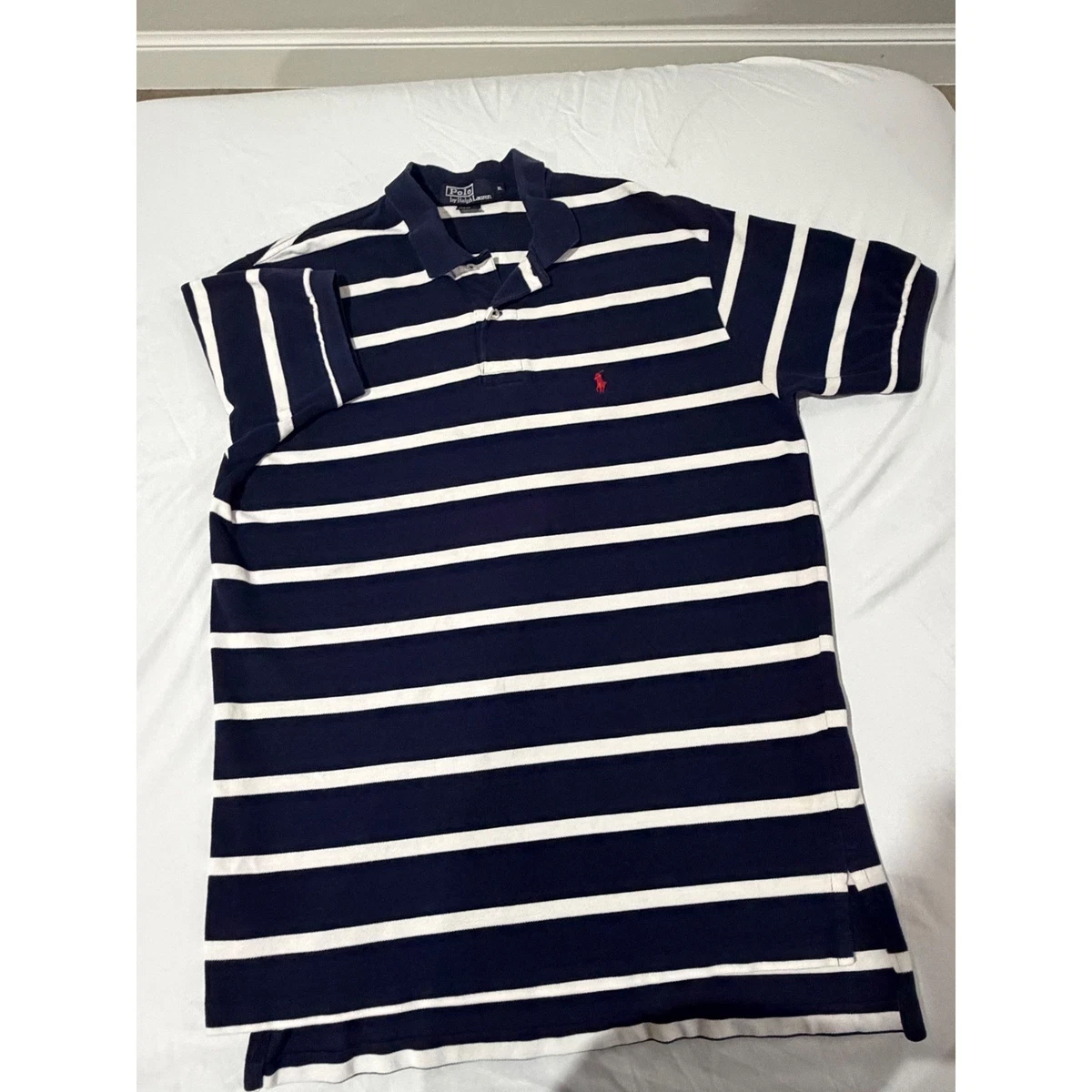 Polo Ralph Lauren White Size XL Polos for Men for sale | eBay