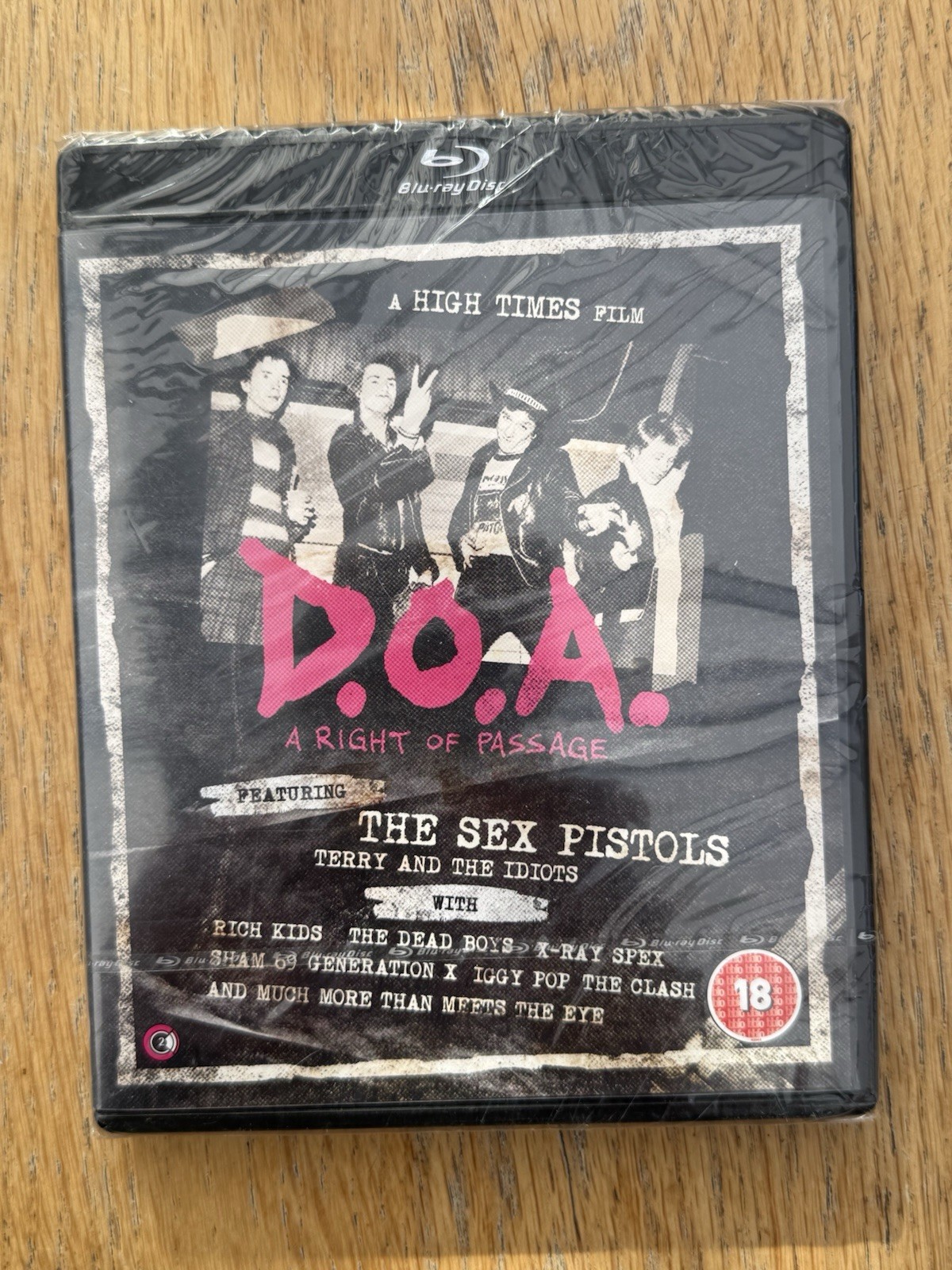 D.O.A.: A Right of Passage 2 Disc Set Blu-Ray / DVD Second Sight New & Sealed