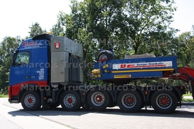 LKW Foto Volvo FH16 660 Schwerlast Zugmaschine Deutschland blau Usinger & #m5fn