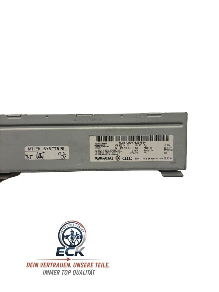 Audi A4 A6 A5 Q7 S4 S6 S5 MMI ricevitore radio/K-Box/sintonizzatore radio 4F0035541N - Immagine 2 di 2