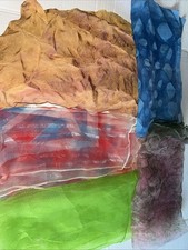 VTG 60s Lot Sheer Nylon Scarves SCARF