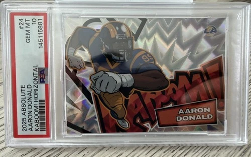 2025 Panini Absolute Aaron Donald Base (PSA 10)