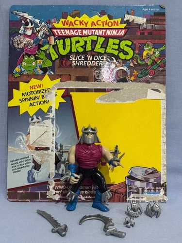 1990 SLICE N DICE SHREDDER Loose Complete W/44 card Ninja Turtles TMNT VINTAGE