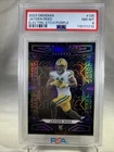 2023 Panini Obsidian Football Electric Etch Purple Jayden Reed #135 PSA 8