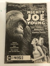 Mighty Joe Young Movie Print Ad Advert Bill Paxton Charlize Theron TPA6