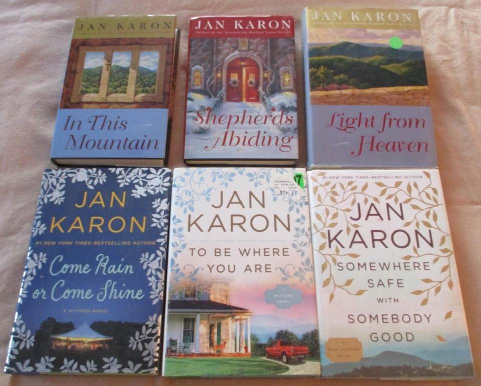 JAN KARON 21 HCDJ Book Lot Full MITFORD Series COMPANION COOKBOOK TIM + JEREMY - Imagem 3 de 4