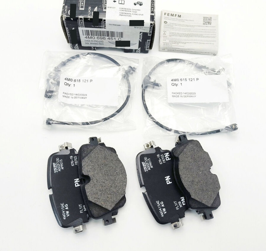 Bentley Bentayga 2017-2023 Rear Brake pad P/N 4M0698451C