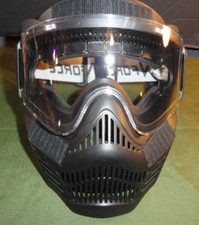 NEW V -FORCE RMGZL1 PAINTBALL MASK & LENS BLACK ANTI-FOG LARGE / XL