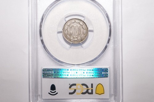 1867 3 CENT NICKEL GRADED PCGS VF30 - Picture 2 of 4