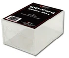 4 BCW 100 ct 2-piece Slider Plastic Baseball Trading Card Boxes box