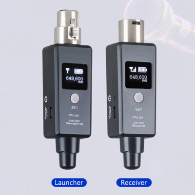 Microphone Wireless System Mic Adapter XLR Wireless Transmitter & Receiver L9B1