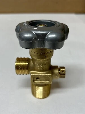 Cavagna Group Valve CGA540 ISO V-9 24-20 Oxygen Tank Pressure Gas Cylinder Valve