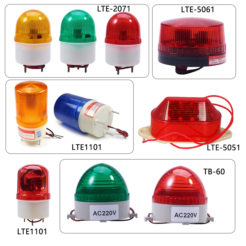 Warning light 220v deals
