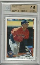 2014 Topps Update George Springer Sparkle Variation BGS 9.5 Blue Jays