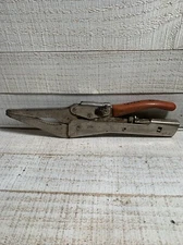 Vintage Leverage Tools Lever Wrench Long Nose 8” Locking Pliers Model L-8 USA