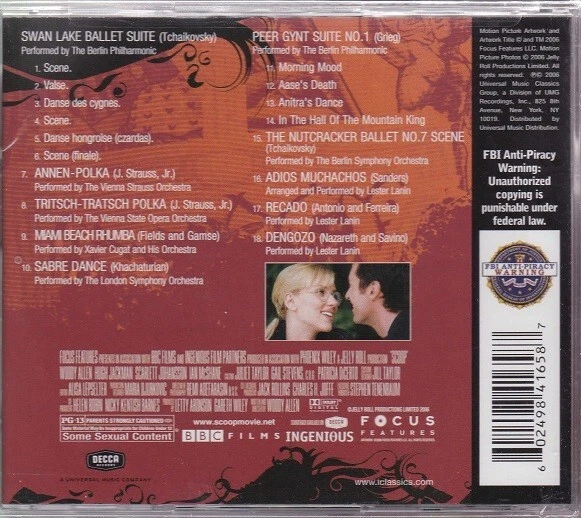 SCOOP / ORIGINAL MOTION PICTURE SOUNDTRACK / VARIOUS ARTISTS * NEW CD 2006 * NEU - Bild 2 von 3