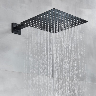 Rubinetto Del Bagno Con Pioggia Nero Pioggia Ghisa Termostatica Del Bagno Thermo