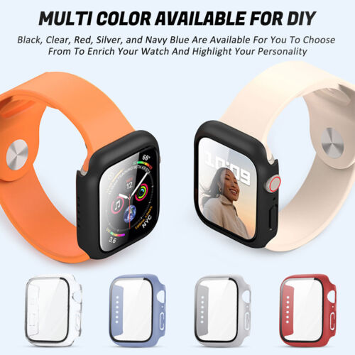 For Apple Watch Ultra Series 8/7/6/5/4/SE 41/45/44mm Case Cover Screen Protector - Afbeelding 1 van 30