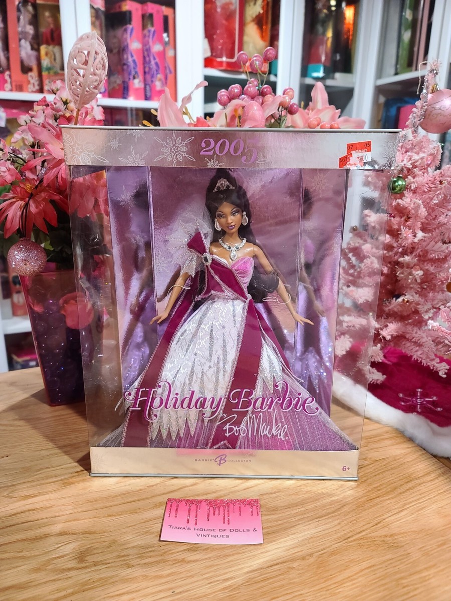 NEW! 2005 BOB MACKIE HOLIDAY BARBIE AFRICAN AMERICAN! | eBay